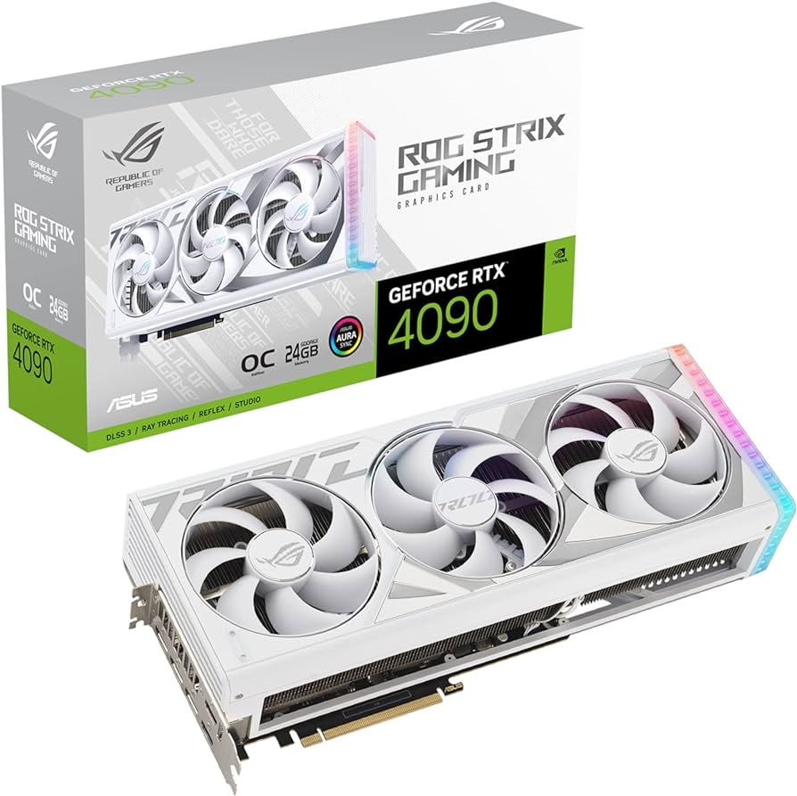 GPU RTX 4090 24GB ASUS ROG STRIX WHITE